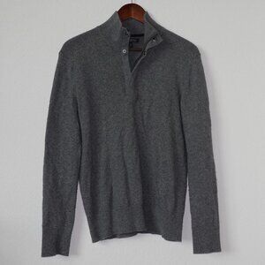 Banana Republic Gray Men's Quarterzip